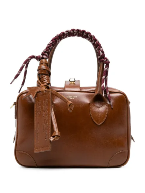 Golden Goose star-tag leather tote bag Brown GWA00470A000874