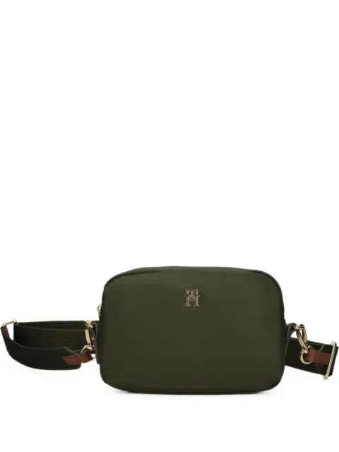 Tommy Hilfiger logo-plaque crossbody bag Green AW0AW17704