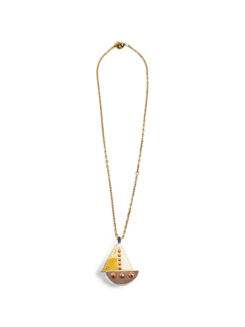 Louis Vuitton Pre-Owned Float the Boat pendant necklace Gold 1408654
