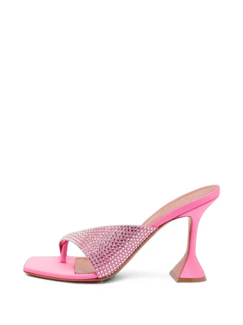 Amina Muaddi Shiona crystal-embellished sandals Pink 1410582