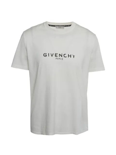 Givenchy Pre-Owned logo-print crew-neck T-shirt White 1410992