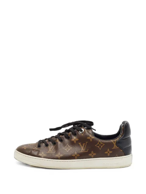 Louis Vuitton Pre-Owned Frontrow Monogram canvas sneakers Brown 1410200