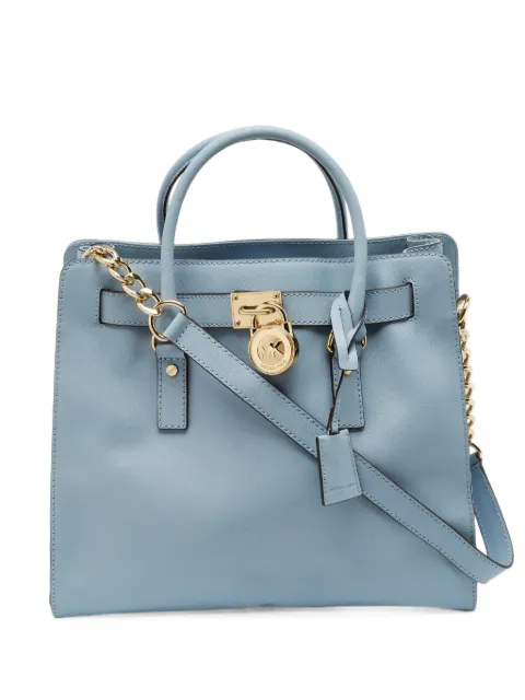 Michael Kors Vintage Hamilton North South tote bag Blue 1408829
