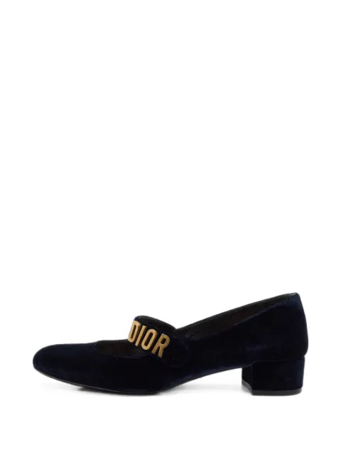 Christian Dior Pre-Owned Baby-D Mary Jane pumps Blue 1410486