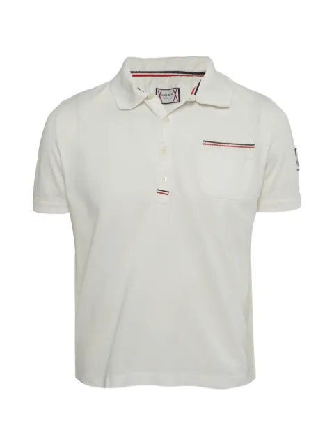 Moncler cotton polo shirt Neutrals 1411022