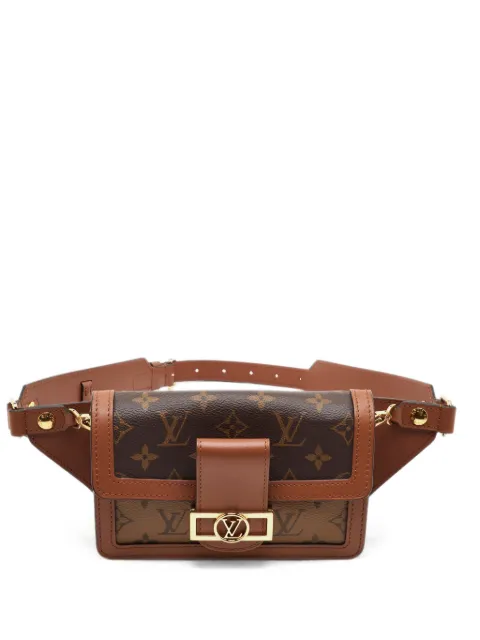 Louis Vuitton Pre-Owned 2019 Dauphine Reverse Monogram mini bag Brown 1410649