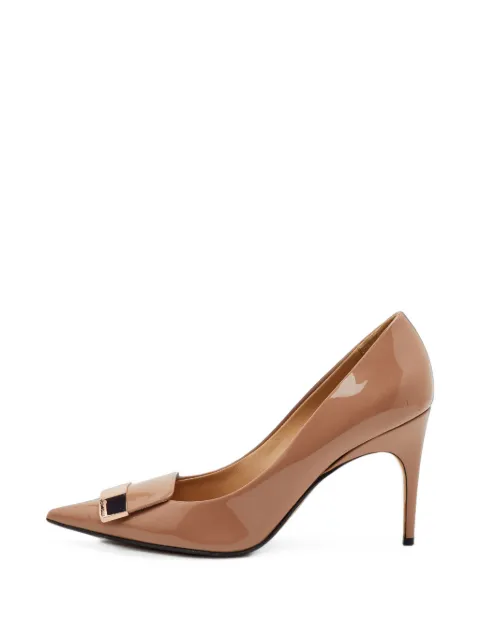 Sergio Rossi SR1 pointed-toe pumps Neutrals 1407800