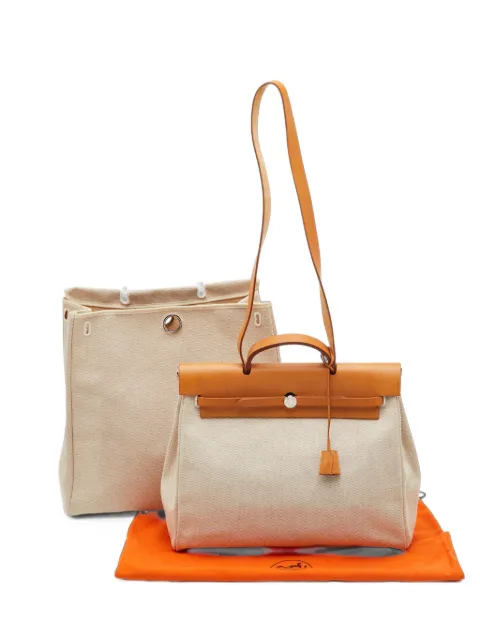 Hermès Pre-Owned 2003 39 Herbag tote bag Neutrals 1409468