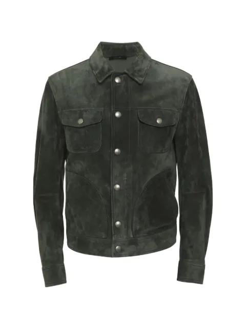 Tom Ford Vintage suede jacket Green 1392341