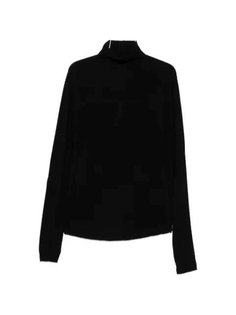 Thom Krom thumb-slot roll-neck sweater Black MTS1004