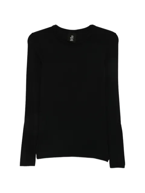 Thom Krom long-sleeve T-shirt Black WTS652