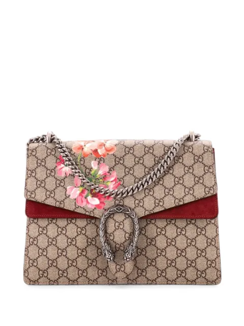Gucci Pre-Owned Dionysus Bag Blooms Print GG Coated Canvas Medium shoulder bag Brown 0DCMKF8YOAMJ4WCQ