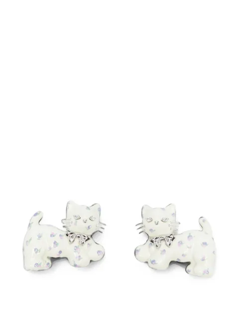YVMIN floral-print cat hair clips White 26610WHT00NLR