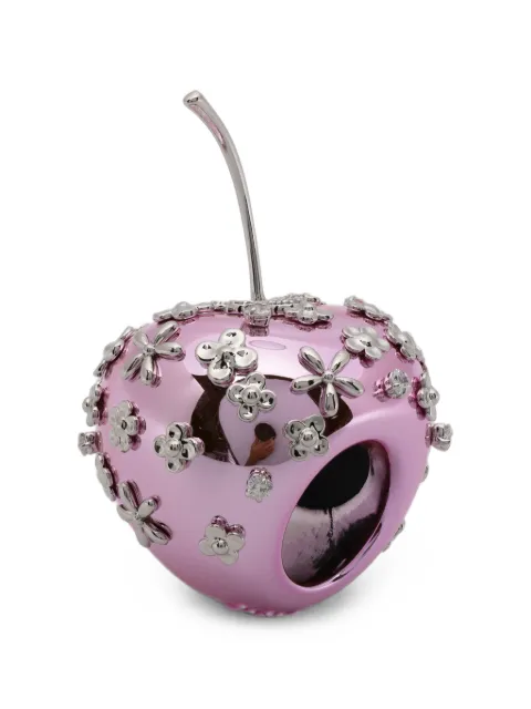 YVMIN floral-motif apple ring Silver 26653PNK15NN
