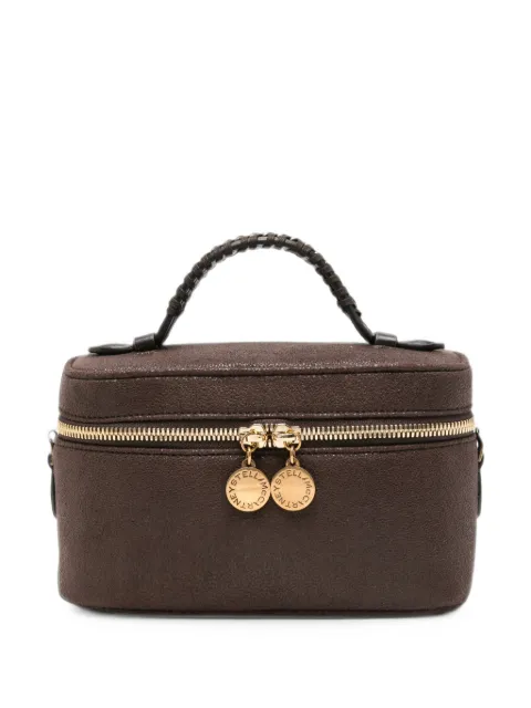 Stella McCartney logo-charm tote bag Brown 7P0070WP0735