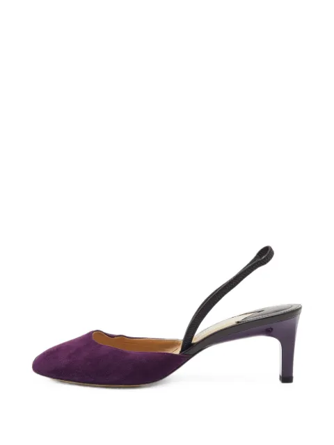 Paul Andrew slingback heeled pumps Purple 1409159