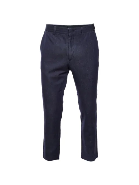 Fendi Pre-Owned regular-fit trousers Blue 1409896