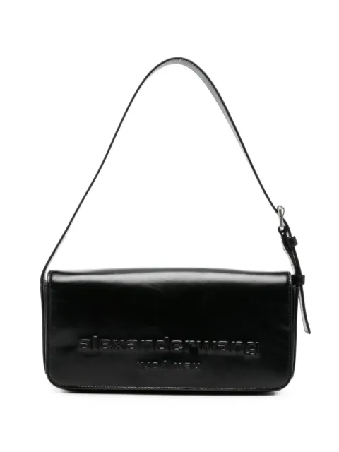 Alexander Wang punch flap shoulder bag Black 20426K55L