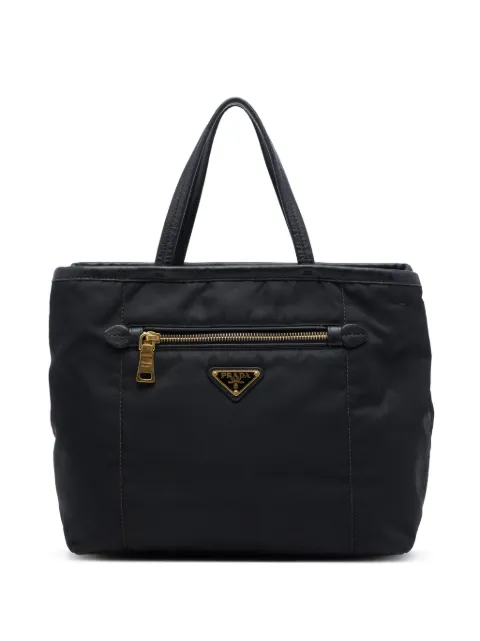 Prada Pre-Owned 2013-2026 Tessuto tote bag Black HVVVSY248I7G1PV6