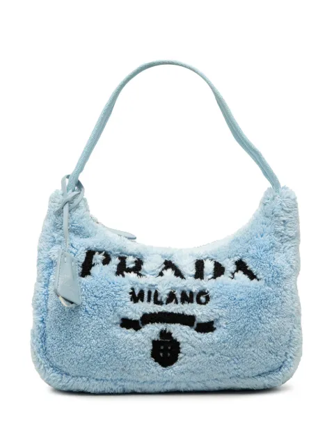 Prada Pre-Owned 2000 Mini Terry Re Edition 2000 shoulder bag Blue NR4EM2UOS7F9V6L1
