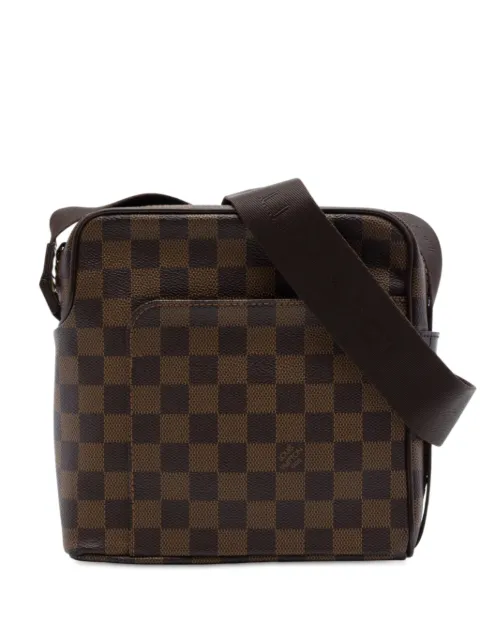 Louis Vuitton Pre-Owned 2008 Damier Ebene Olav PM crossbody bag Brown Y85JI0TG3M1YEPMT