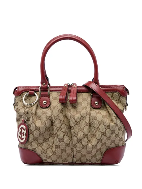 Gucci Pre-Owned 2016-2026 GG Canvas Sukey satchel Neutrals X2YT3FE6KYKKBPGC