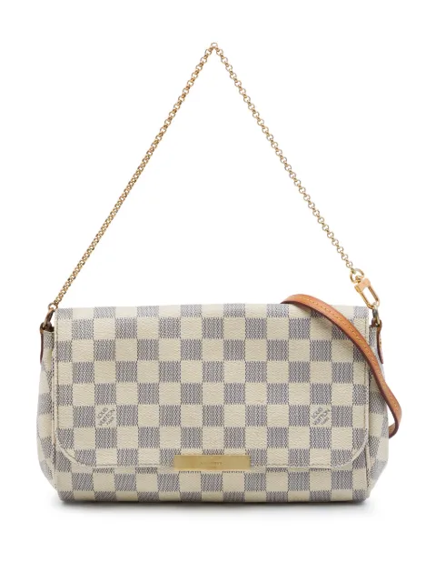 Louis Vuitton Pre-Owned 2014 Damier Azur Favorite MM satchel White BJQ3T1KNMLZ4FCQ4