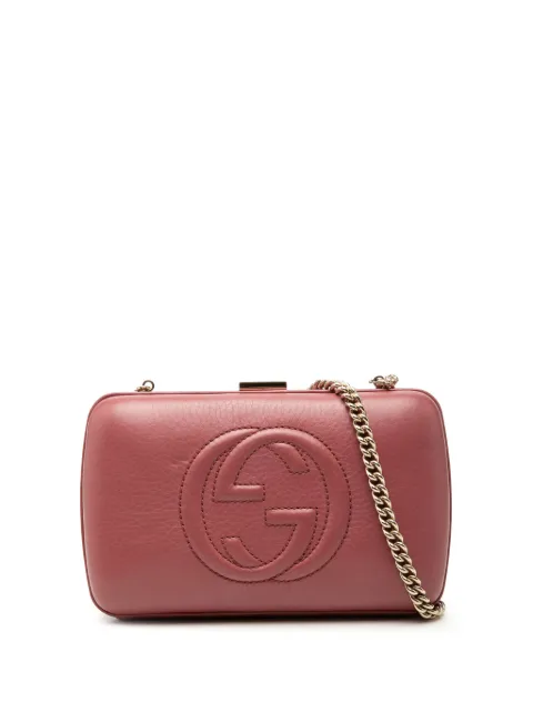 Gucci Pre-Owned 2000-2015 Calfskin Soho Clutch on Chain crossbody bag Pink 5VKZXL4IC695I7PT