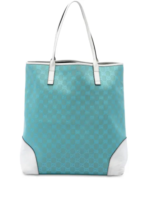 Gucci Pre-Owned 2016-2026 GG Canvas tote bag Blue POB9P6KQVNV4WS2R