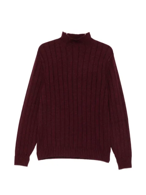 Brunello Cucinelli ribbed-knit high-neck sweater Purple M22506004C9763