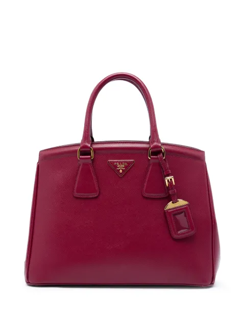 Prada Pre-Owned 2010-2026 Saffiano Lux Parabole tote bag Red 7N2FOVXF53WSYIY8