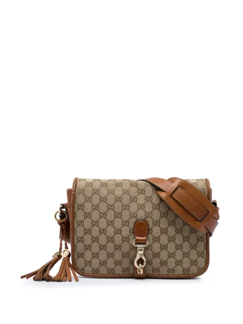 Gucci Pre-Owned 2016-2026 GG Canvas Marrakech crossbody bag Neutrals LTF0HFX6DQGO565C