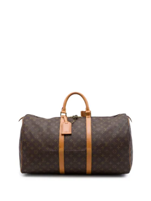 Louis Vuitton Pre-Owned 1992 Monogram Keepall 55 travel bag Brown FQ272S5AK20ZKXE4