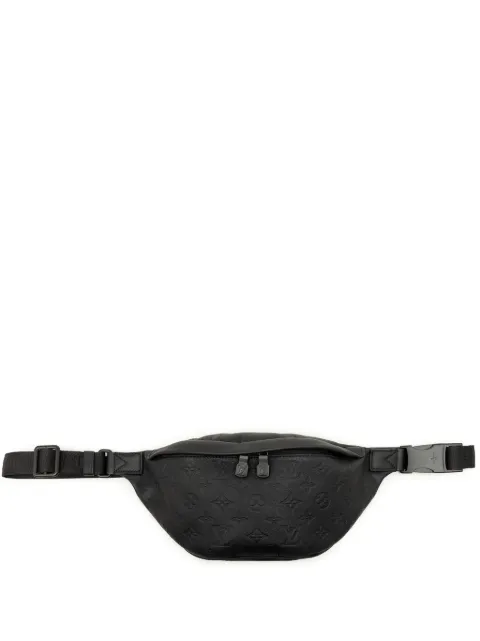 Louis Vuitton Pre-Owned 2021-2026 Monogram Shadow Discovery Bumbag belt bag Black WUP42MIY9CSATG19