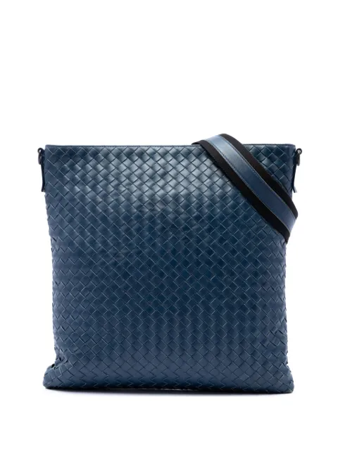 Bottega Veneta Pre-Owned 2012-2026 Nappa Intrecciato VN crossbody bag Blue GEX5XXG5MOWJAQZ5