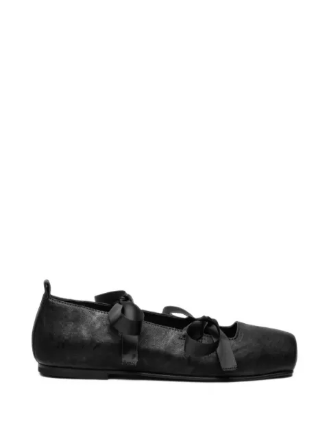 SINE & COSINE Hannes leather ballet flats Black 04BHBLKEU36