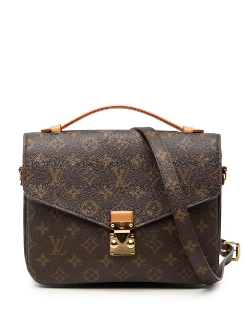 Louis Vuitton Pre-Owned 2021 Monogram Pochette Metis satchel Brown I9P7C68EGEF32KPO
