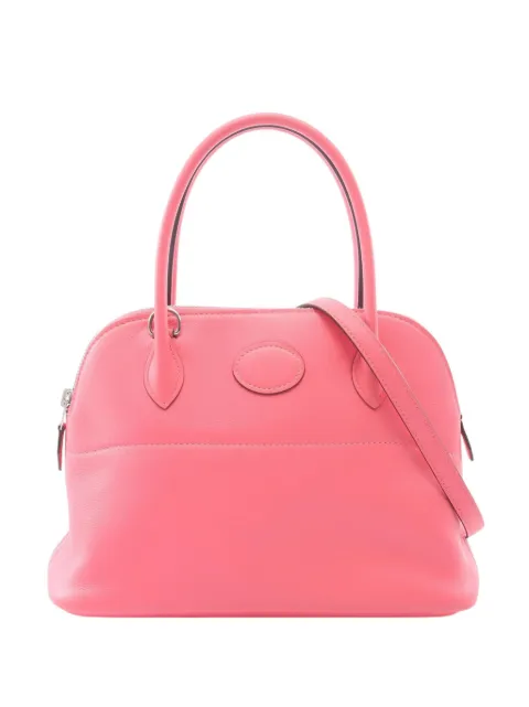 Hermès Pre-Owned 2017 Epsom Bolide 27 satchel Pink JNNS3B42Y323ZXN7