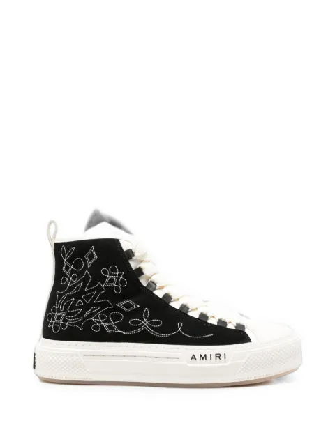 AMIRI Western MA Court Hi sneakers Black AM426SN008