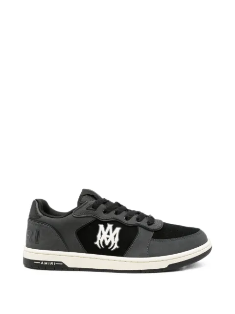 AMIRI Newport logo-plaque panelled sneakers Grey AM426SN018