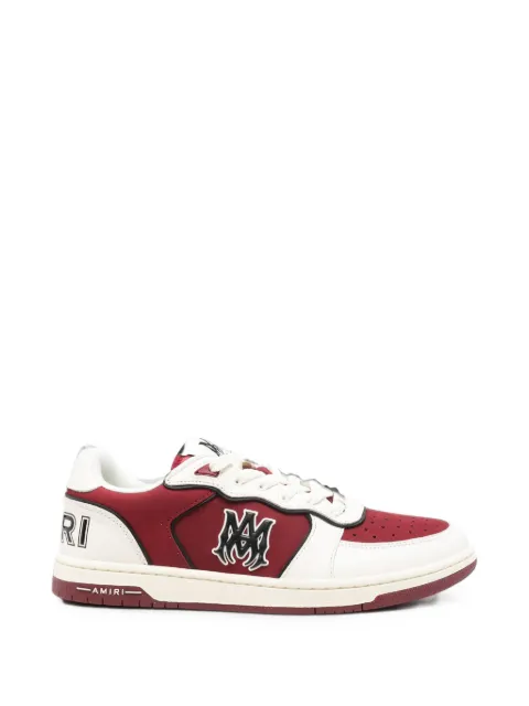 AMIRI Newport logo-patch panelled sneakers White AM426SN017