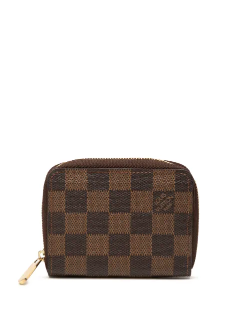 Louis Vuitton Pre-Owned 2009 Damier Ebene Zippy Purse coin pouch Brown 7SUNE2XX0WUFK633