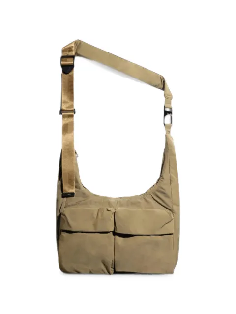 ARCS Third pocket-detail messenger bag Neutrals THRTR