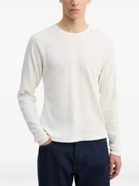 Another Aspect Another T-Shirt 4.0 ribbed-knit raglan-sleeve Neutrals ATS40ANW