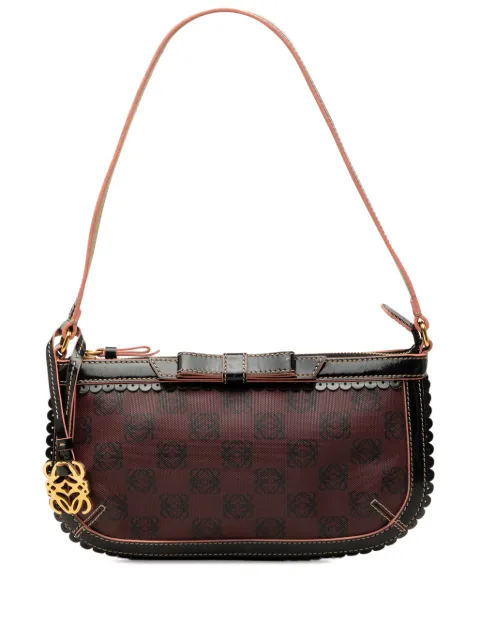 Loewe Pre-Owned 2006 Anagram PVC Coated Canvas shoulder bag Red 2LPMU9ZFTB5M4I8R