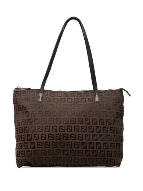 Fendi Pre-Owned 2000-2010 Small Zucchino Canvas tote bag Brown 2SUNW1BPHT1RECBR