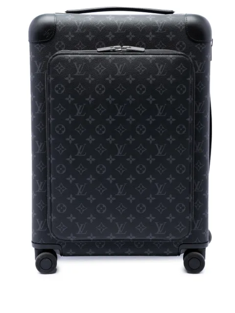 Louis Vuitton Pre-Owned 2021-2026 Monogram Eclipse Horizon Business 55 travel bag Black 4020NFS3EQNJDO1T