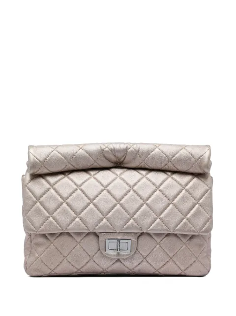 CHANEL Pre-Owned 2010-2011 Large Quilted Iridescent Calfskin Reissue 2.55 Roll clutch bag Gold 2QSUJ5BVHIBZQX7X