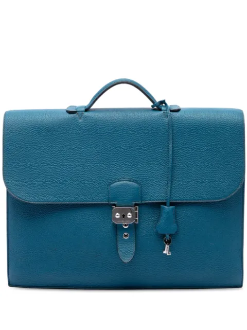 Hermès Pre-Owned 2011 Togo Sac A Depeches 38 business bag Blue 07VFTUX5A4SN7UHU