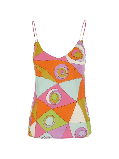PUCCI Occhi Vivara-print camisole top Pink 6HRM066H721051
